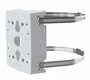 Axis AXIS T91B47 Monte en Poste para Cámaras, IK10 NEMA 4X, Acero Inoxidable SS316L, Compatible con Domo y Bullet