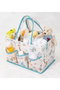 Aberto Design ALS-04348 Cesta de Fieltro Azul 30x21x20 cm Polipropileno