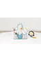 Aberto Design ALS-04348 Cesta de Fieltro Azul 30x21x20 cm Polipropileno