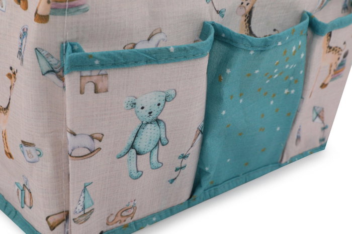 Aberto Design ALS-04348 Cesta de Fieltro Azul 30x21x20 cm Polipropileno