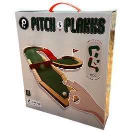 Pitch & Plakks Juego de Mesa TKP002 Minigolf para Niños a Partir de 5 Años Español