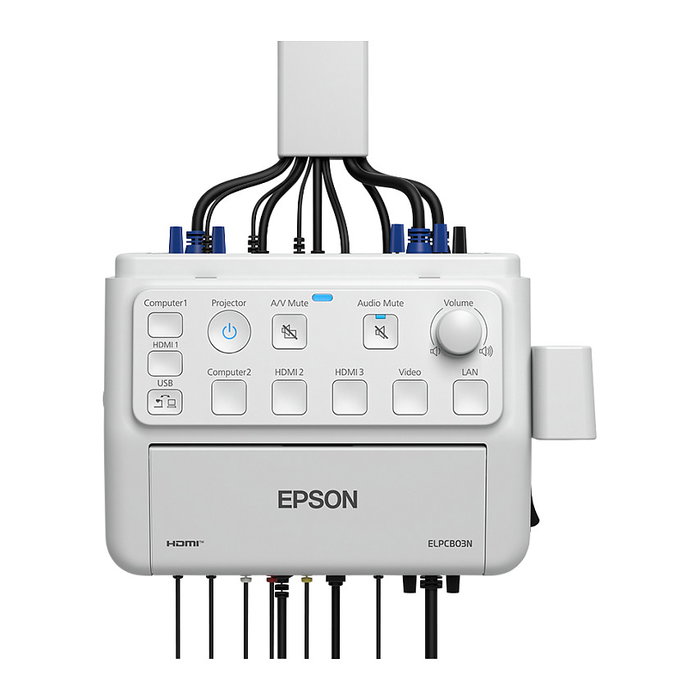 Epson ELPC B03N Caja de Control de Proyector, Conexión de Pared Instalable
