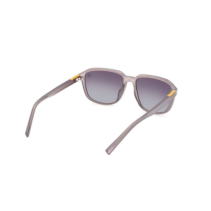Timberland Gafas de Sol TB9311 20H para Hombre - Montura Cuadrada Gris, Cristal Polarizado Marrón, Ancho 145 mm, Diámetro 56 mm, Puente 16 mm