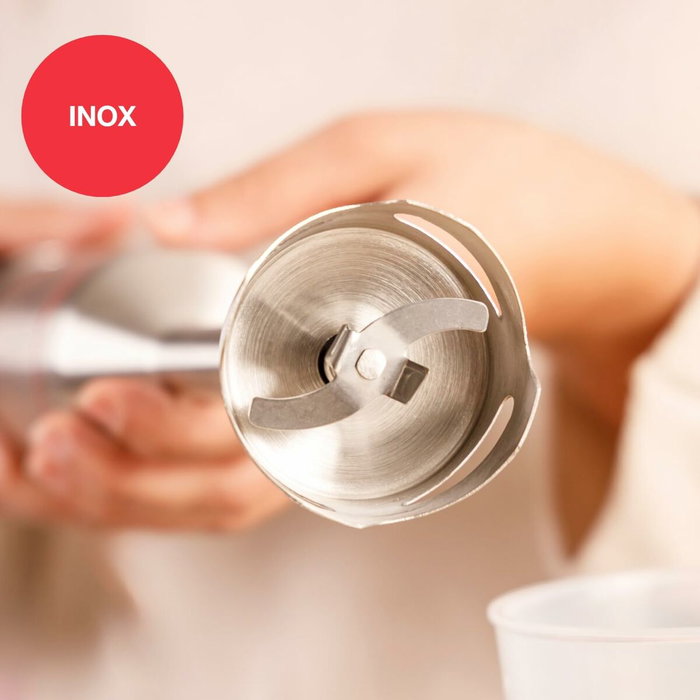 Solac Batidora de Mano Pro Chef S91606400, 1500W, 20 Velocidades, Picahielos, Capacidad 0.7L, Color Negro/Acero Inoxidable