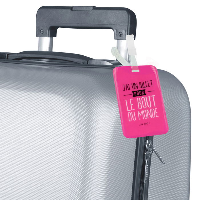 Jet Lag Juego de 2 Portaetiquetas para Maleta - Identifica tus Equipajes Fácilmente