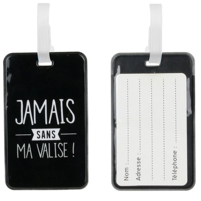 Jet Lag Juego de 2 Portaetiquetas para Maleta - Identifica tus Equipajes Fácilmente