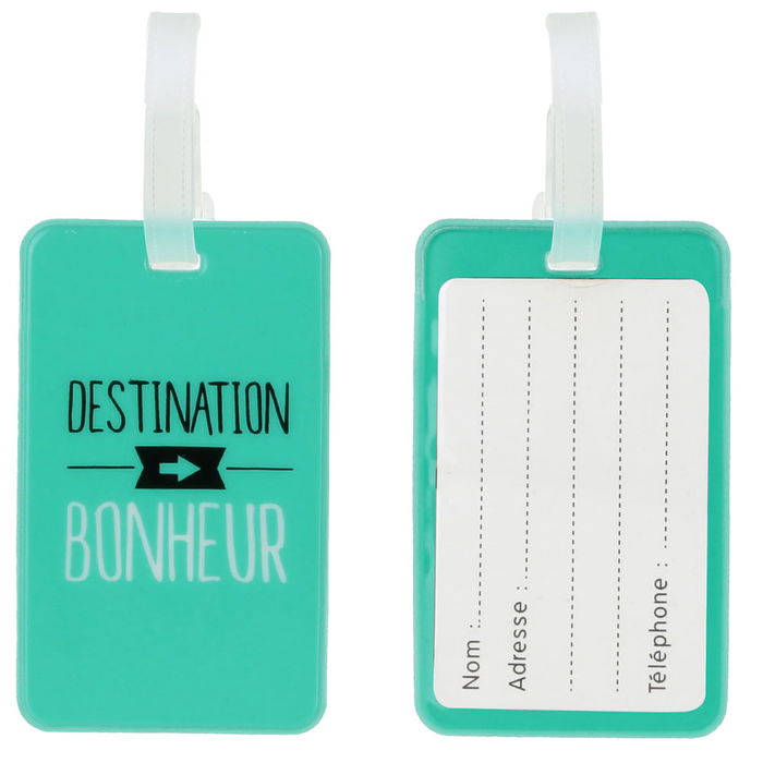 Jet Lag Juego de 2 Portaetiquetas para Maleta - Identifica tus Equipajes Fácilmente