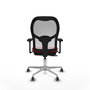 PIQUERAS Y CRESPO Silla de oficina Jorquera Sincro/Traslack Rojo y Blanco