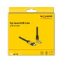 DeLOCK Cable HDMI de Alta Velocidad 8K 60 Hz 1 m, Conector Angular 90° Arriba