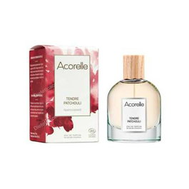 ACORELLE Eau de Parfum Tendre Patchouli 50ml - Fragancia Ámbar Amaderada - Perfume Ecológico y Orgánico Certificado