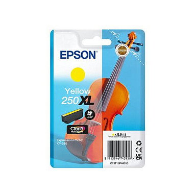 Epson 250XL Claria Photo HD Cartucho de Tinta Amarillo