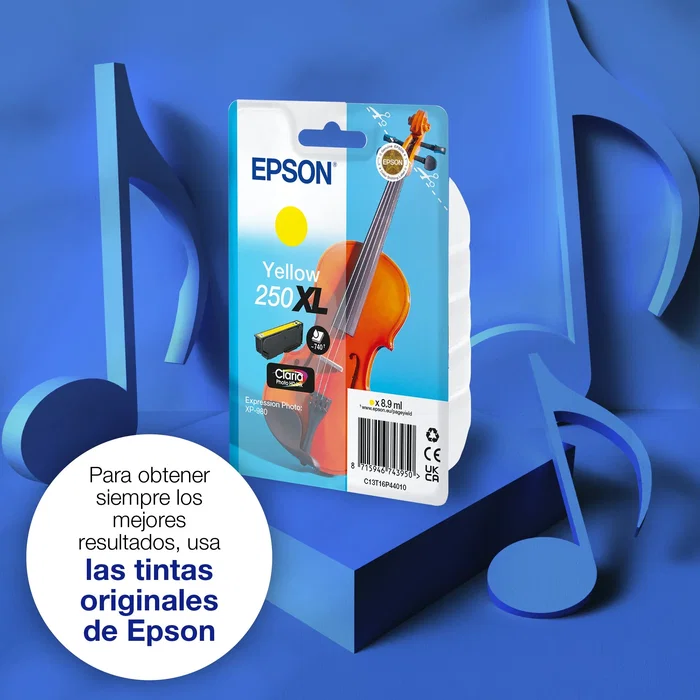 Epson 250XL Cartucho de Tinta Amarillo Epson 250XL Cartucho de Tinta Amarillo