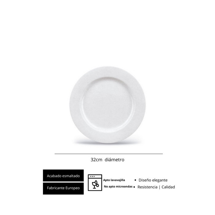 Solaria Plato Llano 32 cm (Set de 2)