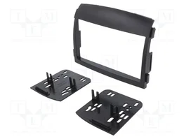 ACV Bastidor de montaje de radio para Hyundai Sonata (NF) 2005-2008, 2 DIN, negro