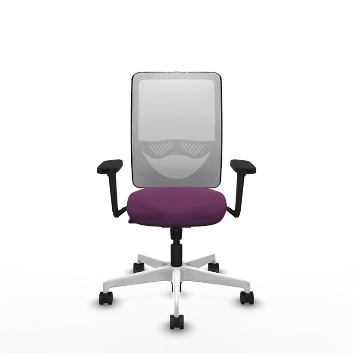 PIQUERAS Y CRESPO Silla de oficina Zulema con Mecanismo Sincro, Morado y Blanco PIQUERAS Y CRESPO Silla de oficina Zulema con Mecanismo Sincro, Morado y Blanco