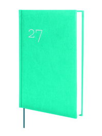 Finocam Agenda Anual 2027 Dynamic Milano Cyan Tapa Acolchada
