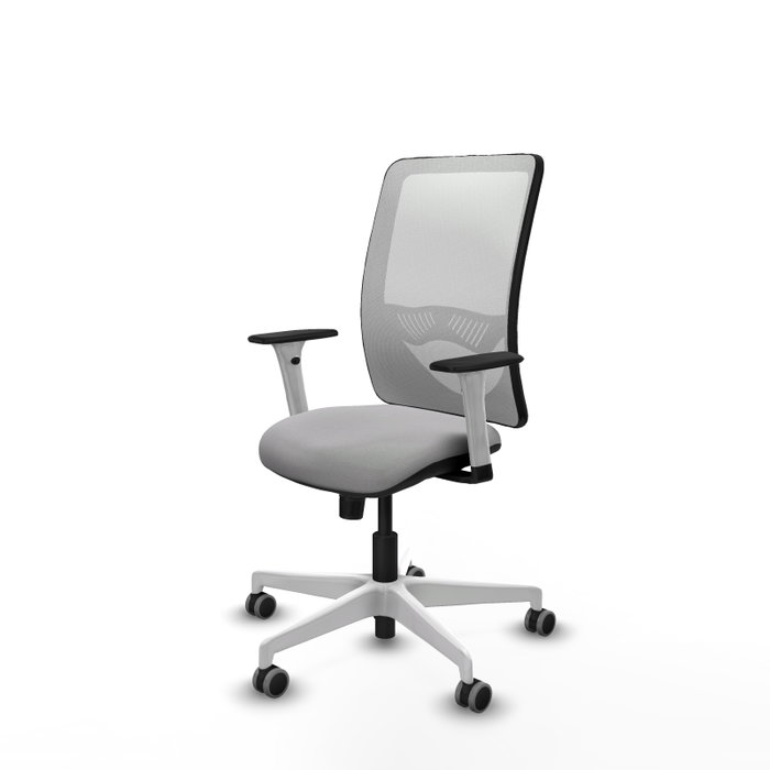 PIQUERAS Y CRESPO Silla de oficina Zulema Gris claro y Blanco PIQUERAS Y CRESPO Silla de oficina Zulema Gris claro y Blanco