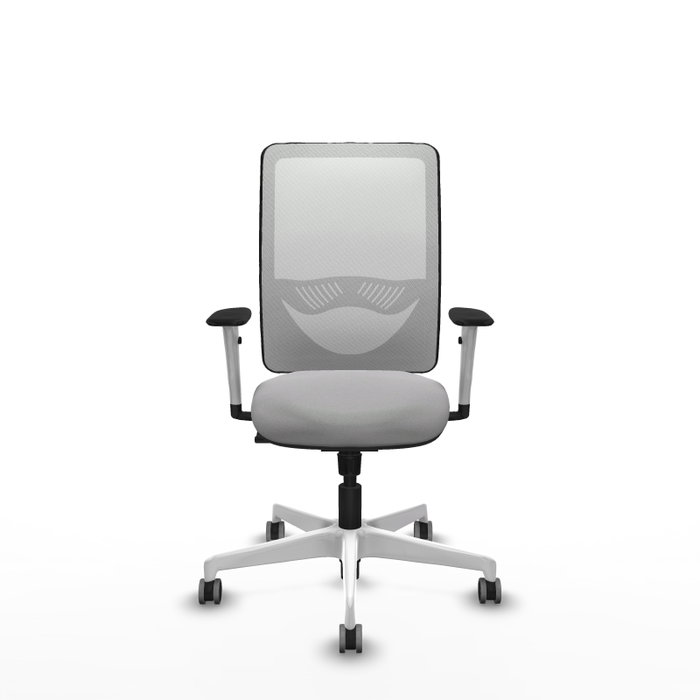 PIQUERAS Y CRESPO Silla de oficina Zulema Gris claro y Blanco PIQUERAS Y CRESPO Silla de oficina Zulema Gris claro y Blanco