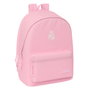 Safta Mochila Real Madrid Girl Rosa para Portátil 15,6 Pulgadas con USB