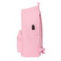 Safta Mochila Real Madrid Girl Rosa para Portátil 15,6 Pulgadas con USB