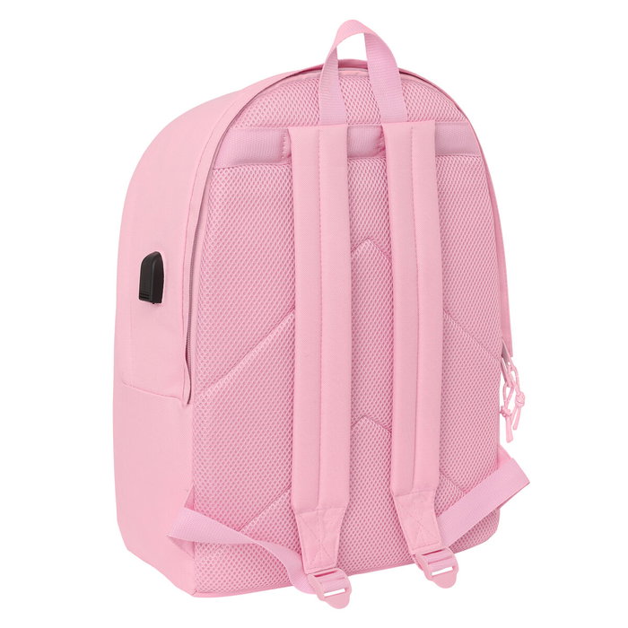 Safta Mochila Real Madrid Girl Rosa para Portátil 15,6 Pulgadas con USB Safta Mochila Real Madrid Girl Rosa para Portátil 15,6 Pulgadas con USB