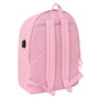 Safta Mochila Real Madrid Girl Rosa para Portátil 15,6 Pulgadas con USB