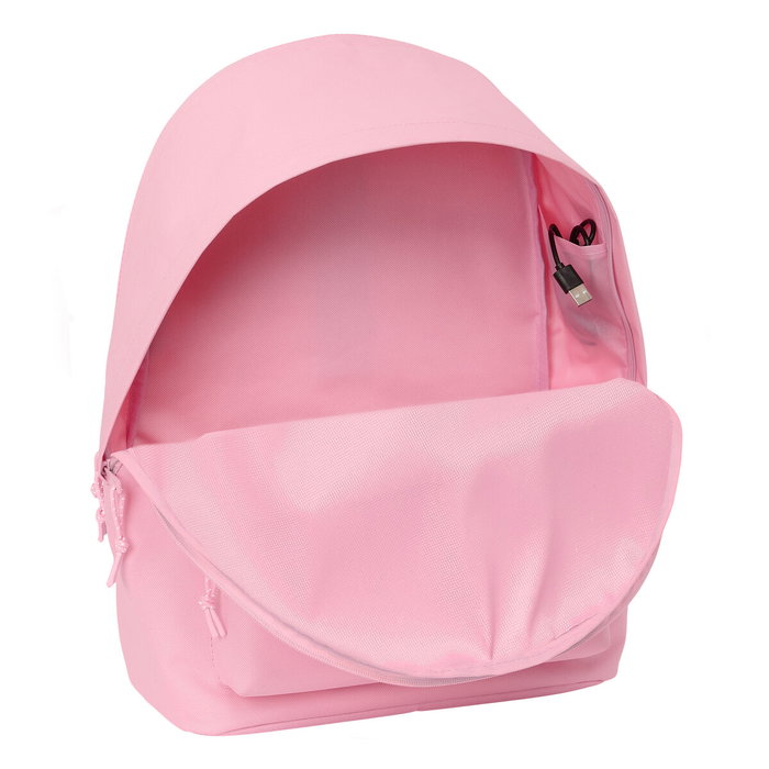 Safta Mochila Real Madrid Girl Rosa para Portátil 15,6 Pulgadas con USB Safta Mochila Real Madrid Girl Rosa para Portátil 15,6 Pulgadas con USB