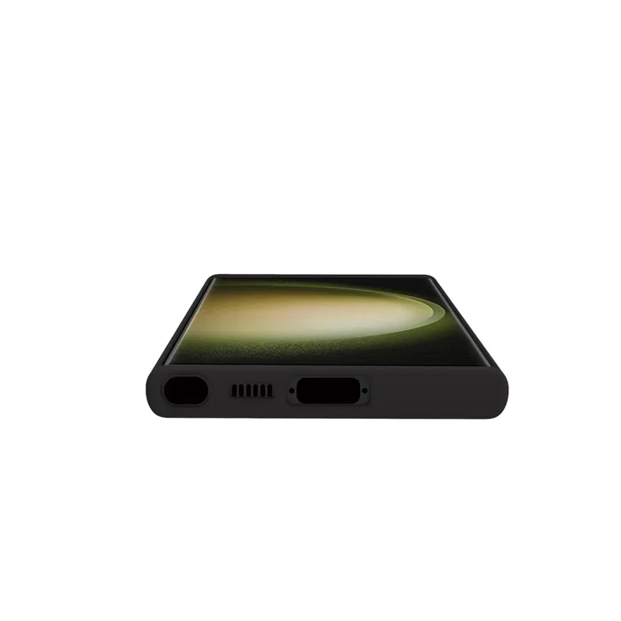 Celly CROMO - Funda para Samsung Galaxy S23+ 5G (6.6") - Protección Resistente a Golpes y Rayones - Microfibra y TPU - Negro