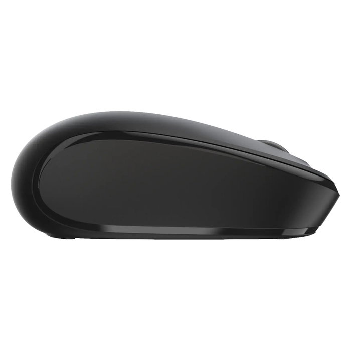 Incase Mouse Inalámbrico 1850 Diseñado por Microsoft, Ratón Óptico Ambidiestro RF para Portátil, Viajes, PC, Negro, con Nanorreceptor USB