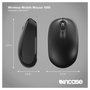 Incase Mouse Inalámbrico 1850 Diseñado por Microsoft, Ratón Óptico Ambidiestro RF para Portátil, Viajes, PC, Negro, con Nanorreceptor USB