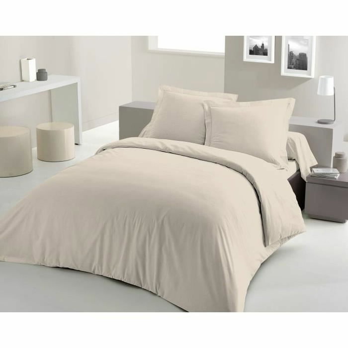 Lovely Home Juego Nórdico 220x240 cm Beige Crema 100% Algodón Lovely Home Juego Nórdico 220x240 cm Beige Crema 100% Algodón