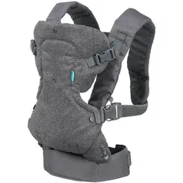 Infantino Portabebés Flip Ergo 4 en 1 Ergonómico Ajustable Desde el Nacimiento