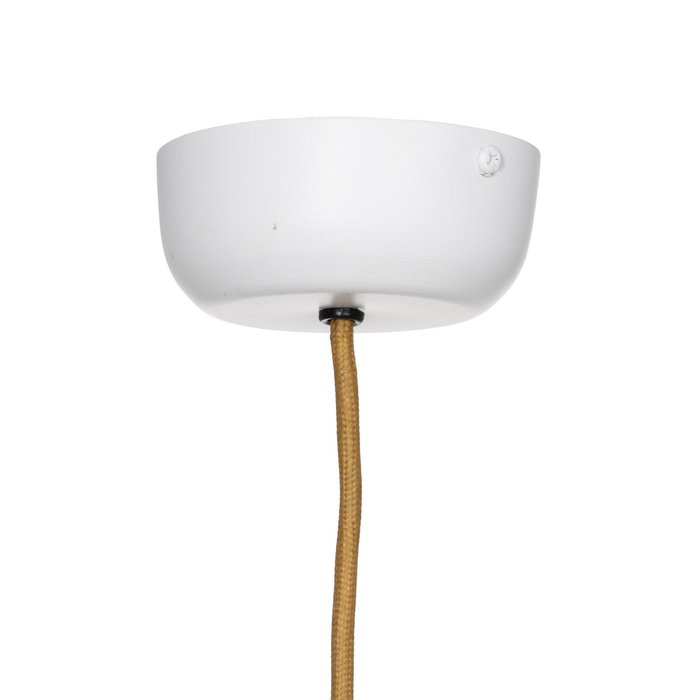 Lampara Techo Blanco Algodón Iluminación 50 X 50 X 30 cm