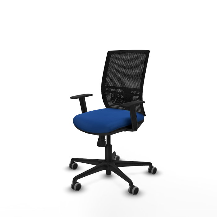 PIQUERAS Y CRESPO Silla de oficina Yunquera Azul y Negro