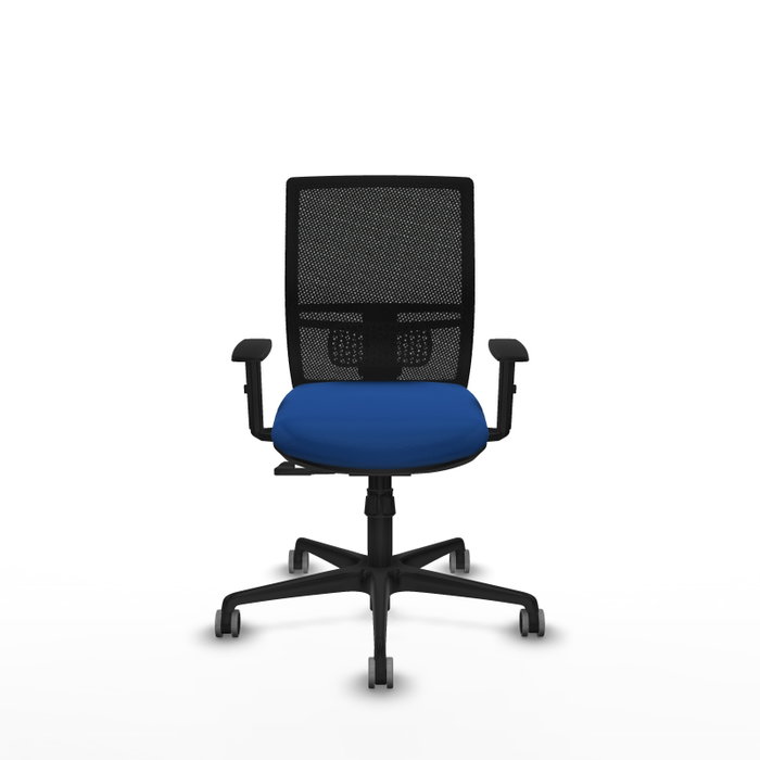 PIQUERAS Y CRESPO Silla de oficina Yunquera Azul y Negro