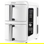 Ninja Freidora de aire Doble apilable XL SL400EUWH - Capacidad 9,5 L - 2470 W - Blanca