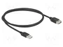 DeLOCK 81512 Cable de extensión USB 2.0 Tipo-A de 1 m