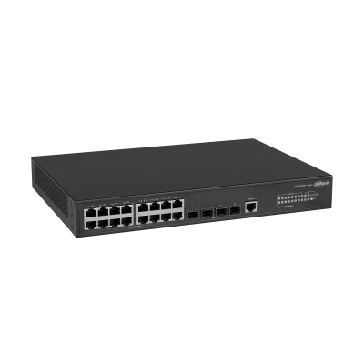 Dahua Technology DH-AS4300-16GT4GF Switch de Red Gestionado L2/L2+, 16 Puertos Gigabit Ethernet (10/100/1000), Negro