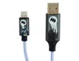 Wondee Cable USB a Lightning Iluminado con Logo Batman para Carga Rapida, Sincronizacion de Datos, 1.2 m - para iPhone, iPad, Accesorios