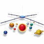 Hape Móvil 3D Sistema Solar con Efecto Fluorescente con Kit de Pintura