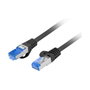 Lanberg Cable de Red Cat6a S/FTP 20m Negro