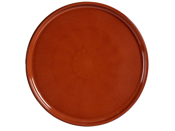 La Dehesa Plato Pizza Barro Refractario Miel 32x32x2 cm (Set de 6)