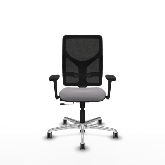 PIQUERAS Y CRESPO Silla de oficina Motilla Gris y Negro con mecanismo Sincro/Traslack PIQUERAS Y CRESPO Silla de oficina Motilla Gris y Negro con mecanismo Sincro/Traslack