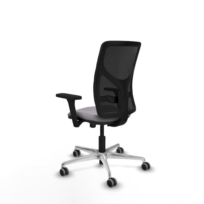 PIQUERAS Y CRESPO Silla de oficina Motilla Gris y Negro con mecanismo Sincro/Traslack PIQUERAS Y CRESPO Silla de oficina Motilla Gris y Negro con mecanismo Sincro/Traslack