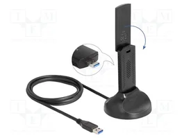 DeLOCK 12774 Adaptador de red Wi-Fi 6E Dualband AX5400 USB