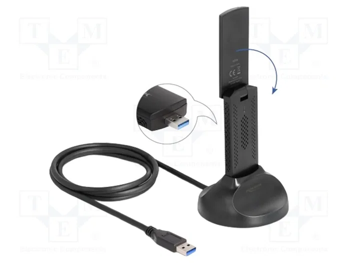 DeLOCK 12774 Adaptador de red Wi-Fi 6E Dualband AX5400 USB DeLOCK 12774 Adaptador de red Wi-Fi 6E Dualband AX5400 USB