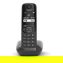 Gigaset AS690 Teléfono Inalámbrico DECT/Analógico, Pantalla 2", Altavoz, 100 Entradas, Negro