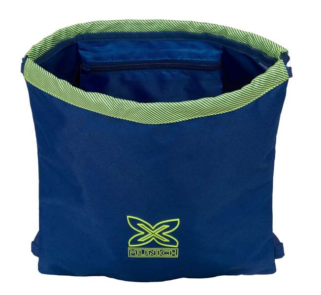Bolsa Mochila con Cuerdas Munich North Azul marino 35 x 40 x 1 cm