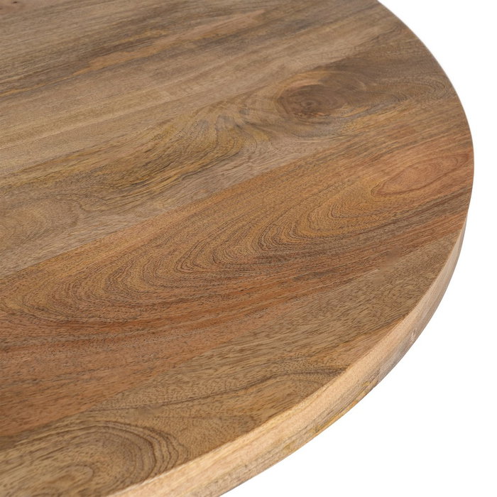 Ixia Mesa de Comedor de Madera de Mango 120 x 120 x 76 cm