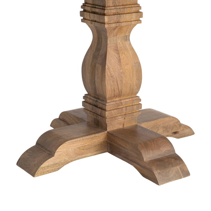 Ixia Mesa de Comedor de Madera de Mango 120 x 120 x 76 cm